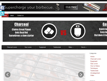 Tablet Screenshot of charcoalvsgas.com